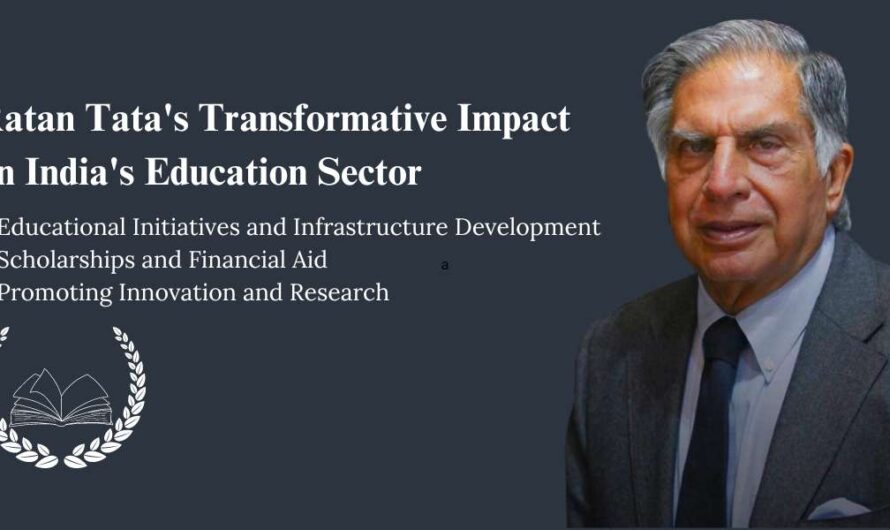 Ratan Tata’s changing Impact on India’s Education Sector