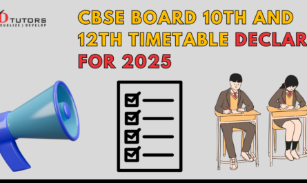 CBSE board timetable for 10 and 12 declared 2025